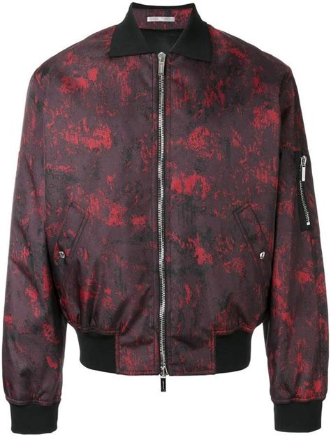 dior homme abstract print bomber jacket|Dior bomber jacket grey.